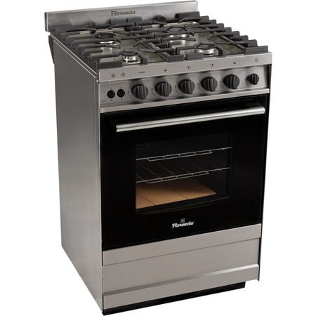 Cocina Florencia  4 Hornallas 56 Cm Inox 5838S