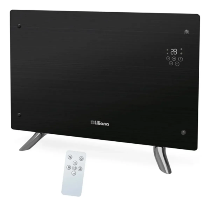 TURBOCALEFACTOR LILIANA CONFORTDECO PPV451 VIDRIO TERMOTEMPLADO NEGRO 2200W - Vista principal