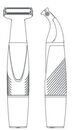 Bodygroom. Cortapelo Facial Y Corporal Winco W826 - Miniatura 2