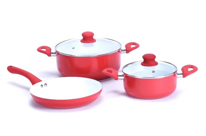 Set De Bateria 5 Piezas Roja Carol 47220 ROJO - Vista principal