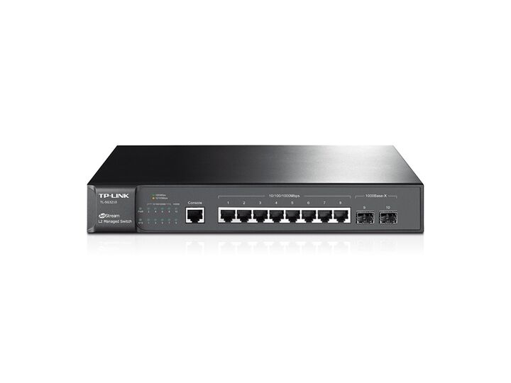 Switch Tp-Link SG3210 JetStream L2 Gigabit 8P +2 SFP - Vista principal