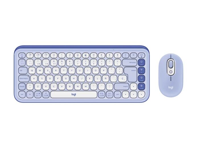 Teclado y Mouse Logitech Pop Icon Lila 920-013054 - Vista principal