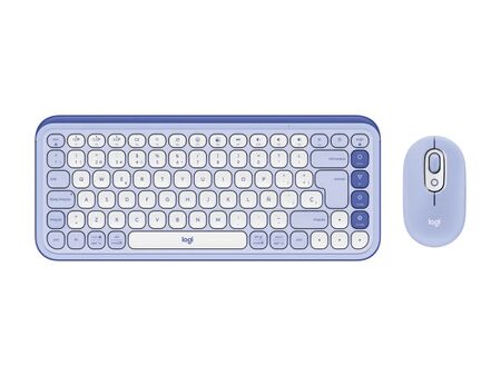 Teclado y Mouse Logitech Pop Icon Lila 920-013054