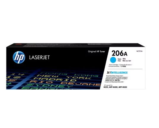 Toner HP 206A Cyan LaserJet Cartridge - Vista principal