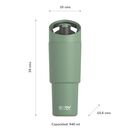 Botella Deportiva Asobu Cosmic 1L - Basil Green - Miniatura 5