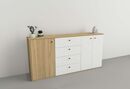 Bahiut 1,75m 3 Puertas|4 Cajones Olmo F.|everest Tables - Miniatura 2
