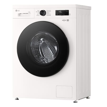 Lavarropas Carga Frontal LG Inverter Dd 6.5kg Steam Blanco