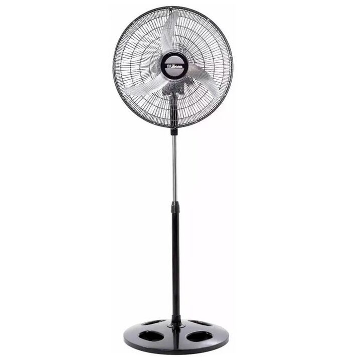 Ventilador de Pie Liliana 20" Parrilla Negra Aspas Metalicas - Vista principal