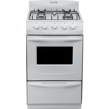 Cocina Gas Natural Escorial Candor S2 4 Hornallas 50Cm