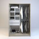 Vestidor 1,20m 2 Cajones Nevado Everest Tables - Miniatura 1