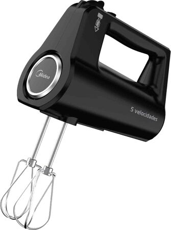 Batidora De Mano Midea Hm-140Bar1 400W 5 Velocidades Negro