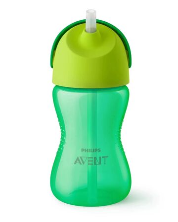 Vaso Straw Cup 300Ml. Verde Avent SCF798/01