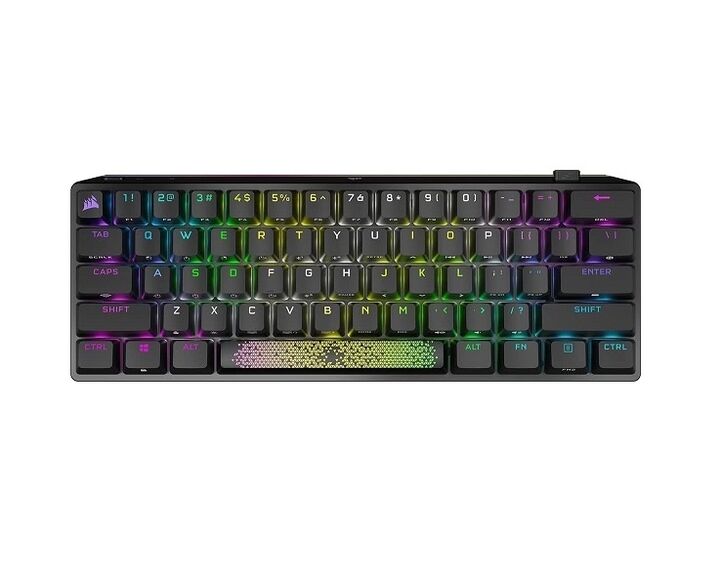 Teclado Corsair K70 PRO Mini Wireless RGB 60 Mecanico Cherry MX Black PBT - Vista principal
