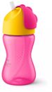 Vaso Straw Cup 300Ml. Fucsia Amarillo Avent SCF79802 - Miniatura 1