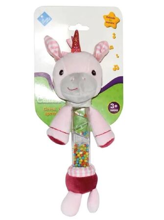 Sonajero Cascabel Colorido Unicornio Rosa 6783