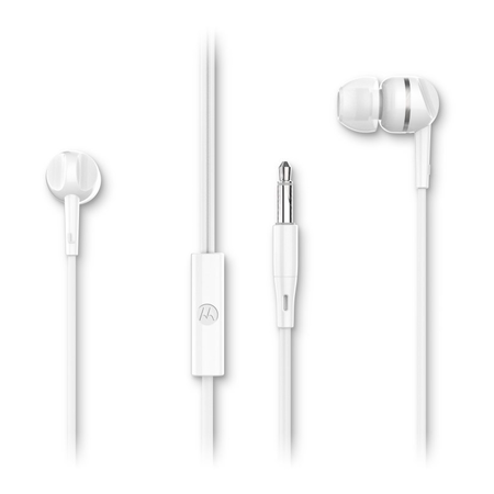 Auricular Con Cable In Ear Motorola Earbuds 105 Blanco