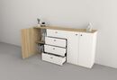 Bahiut 1,75m 3 Puertas|4 Cajones Olmo F.|everest Tables - Miniatura 3