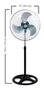 Ventilador de Pie Industrial Antártida 18 - Miniatura 2
