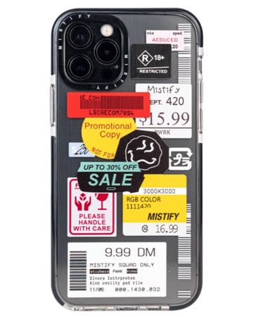 Funda Carcasa para Iphone 12 MINI Mistify BARCODE FN-BARCODEIP12M
