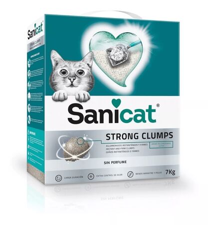 Arena Para Gatos Sanicat Strong Clumps X 7 Kg - 11250