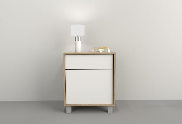 Mesa De Luz 1 Cajon 1 Puerta Olmo F. Everest Tables - Vista principal