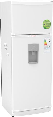 Heladera Con Freezer Conqueror 329 Litros Con Dispenser 2F-1600Bda Blanco