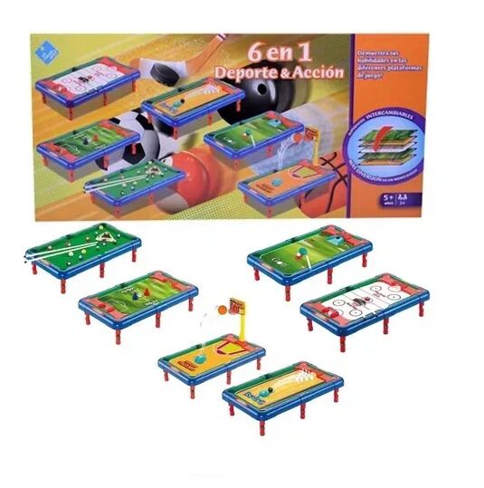 Juego 6 En 1 Deporte Y Accion 7244 - Vista principal