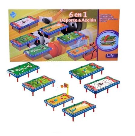 Juego 6 En 1 Deporte Y Accion 7244