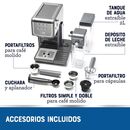Cafetera Oster BVSTEM6801M-054 PrimaLatte Touch Negro - Miniatura 10