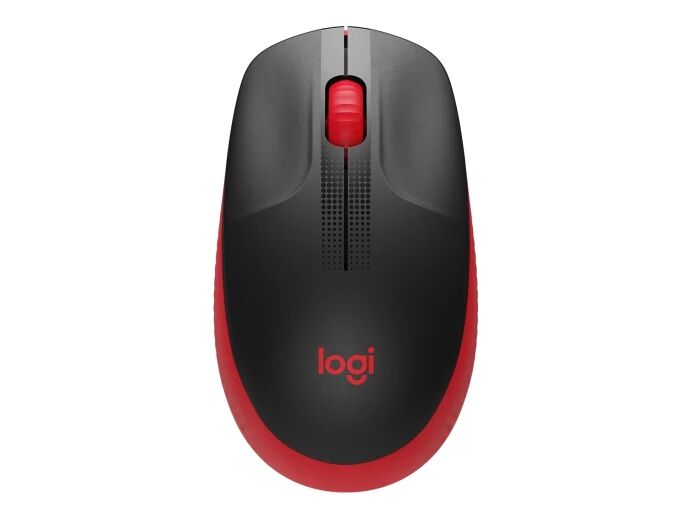 Mouse Logitech Wir M190 Black|Red 910-005904 - Vista principal