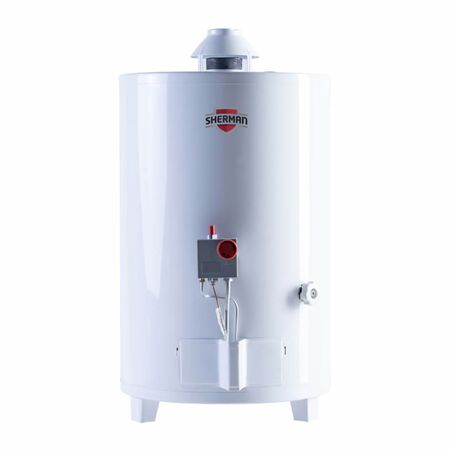 TERMOTANQUE SHERMAN TPGP050MSH13 DE PIE - 50LTS, C. SUP., MG
