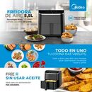 Freidora Sin Aceite Digital Midea Af-d155bar1 55 Lts 1700w - Miniatura 3