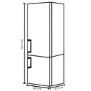 HELADERA C/FREEZER KOHINOOR KHG40/9 - BLANCA 358LTS CICLICA FREEZER C/3 CAJONES - Miniatura 4