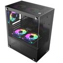Gabinete Raptor Infinity Mesh TG x2 Mid-Tower RGB Fan x4 - Miniatura 3
