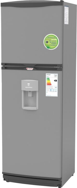 Heladera Con Freezer Conqueror 364 Litros Con Dispenser 2F-1800Pda Plata - Vista principal