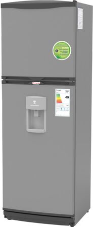 Heladera Con Freezer Conqueror 364 Litros Con Dispenser 2F-1800Pda Plata