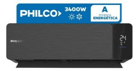 Aire Acondicionado Philco Split NEGRO 3400 W ON OFF Frio Calor 