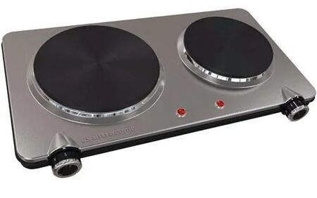 Anafe Electrico 2 Hornallas Acero Inoxidable 2250w Ultracomb AN8800