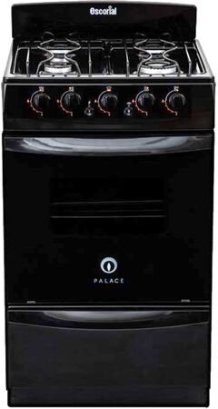 Cocina Escorial Gas Envasado Palace 4 Hornallas Negro