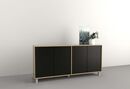 Bahiut 1,80 M 4 Puertas Olmo F.|negro M. Tables - Miniatura 2