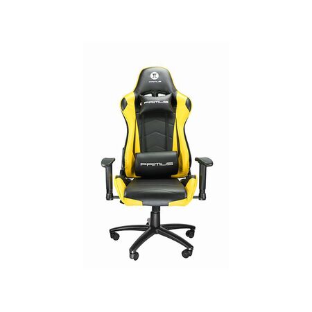 Silla Gamer Primus Thronos 100T Negra y Amarilla