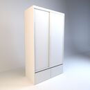 Placard Corredizo 1,20 2 Cajones 2 Zapateros Everest Tables - Miniatura 3