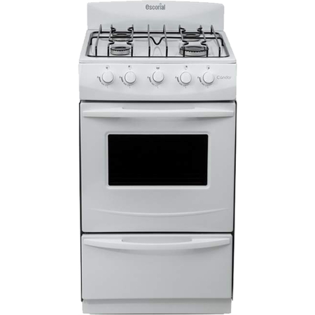 Cocina Gas Envasado Escorial Candor S2 4 Hornallas 50Cm