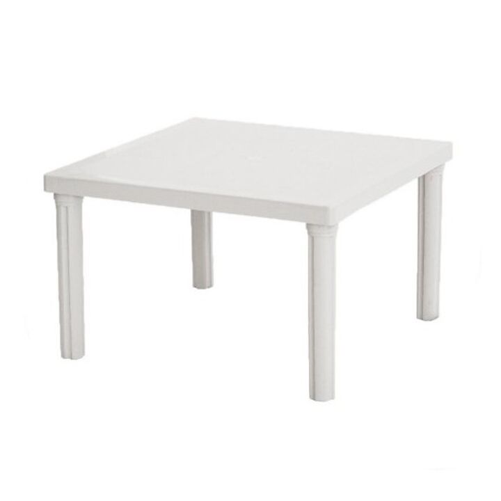 Mesa Plastica Bari Blanca 75x75 cm  Voss 2000 - Vista principal