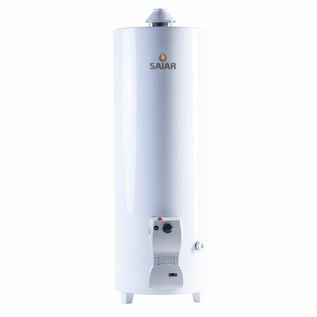 Termotanque Saiar a gas 120 Litros conexion superior Pie Fabrica Rheem