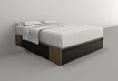 Box 1,60m 4 Caj 1pta Rev Nogal L.|negro M. Tables - Miniatura 1