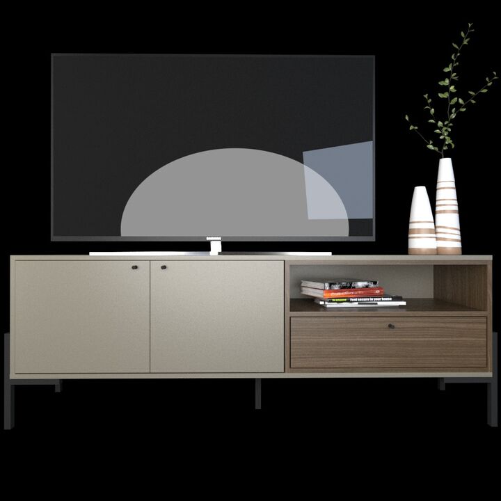 Rack 1,50m. Gris C. Nogal L. Tables - Vista principal