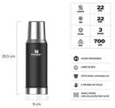 Termo Stanley Mate-System 800 ml Negro 10-10296-001 - Miniatura 3