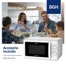 MICROONDAS BGH B120M20I - BLANCO 20 LTS, 700w, MECANICO (PIH049518) - Miniatura 4