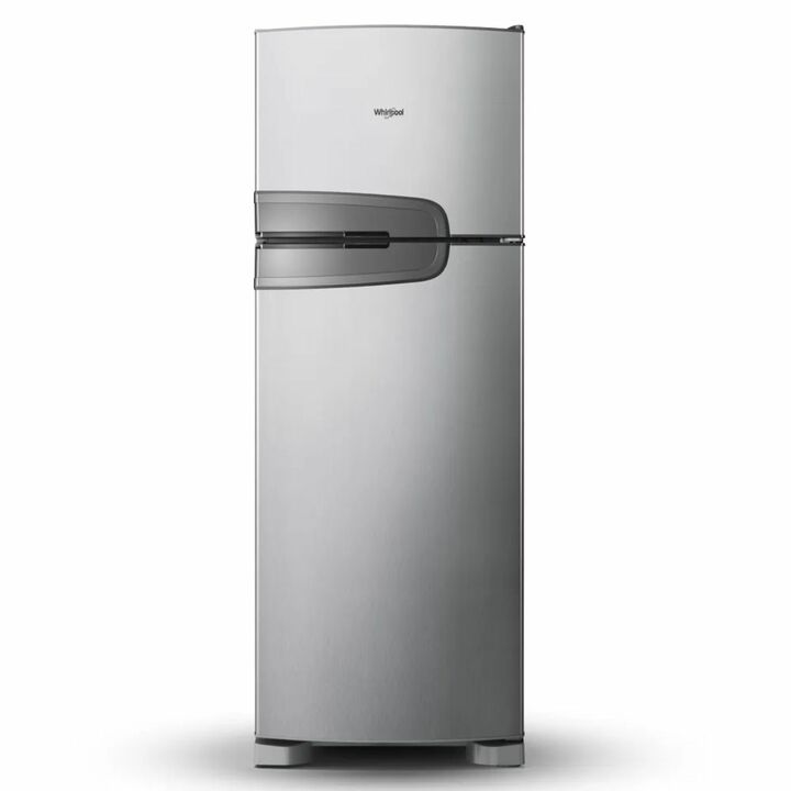 Heladera Whirlpool No Frost 340 Lts  Evox Inox  WRM39CK - Vista principal